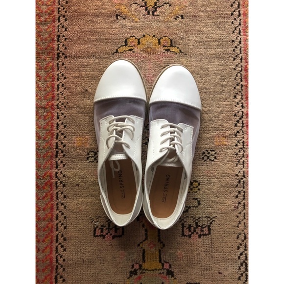 Call It Spring Shoes - Call It Spring White Oxfords
